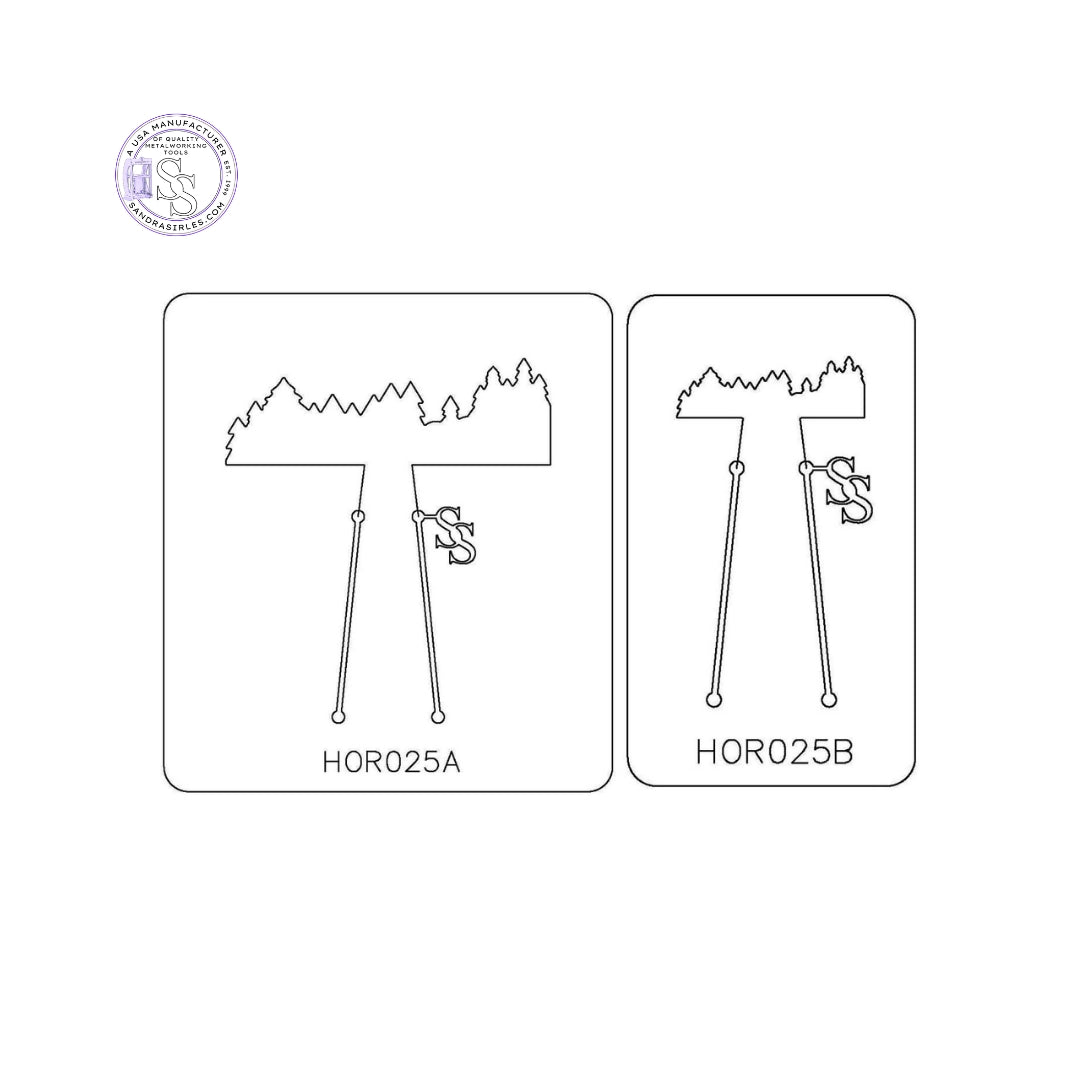 PANCAKE DIE HOR025 TREE LINE 1